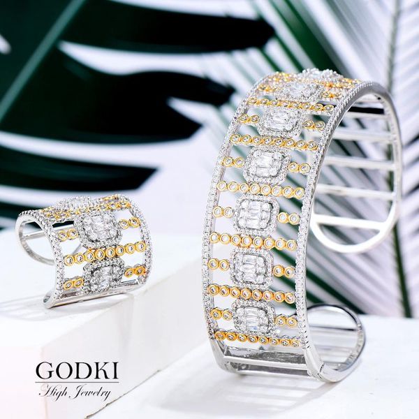earrings & necklace godki luxury bold chunky wide bangle ring set for women full micro cubic zircon party wedding saudi arabic dubai jewelry, Silver
earrings & necklace godki luxury bold chunky wide bangle ring set for women full micro cubic zircon party wedding saudi arabic dubai jewelry, Silver
