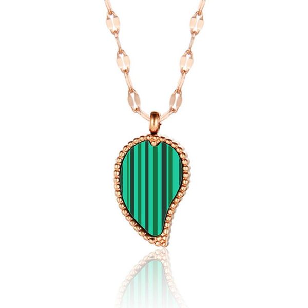 pendant necklaces fysl light yellow gold color leaf shape malachite stone link chain necklace for women jewelry, Silver
pendant necklaces fysl light yellow gold color leaf shape malachite stone link chain necklace for women jewelry, Silver