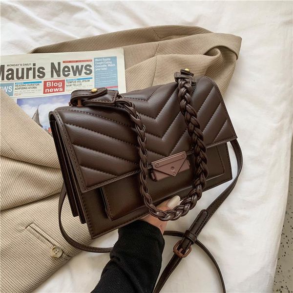 women leather shoulder bag 2021 women's handbags solid ladies crossbody bags luxury designer trending chains purse all-match cross body
women leather shoulder bag 2021 women's handbags solid ladies crossbody bags luxury designer trending chains purse all-match cross body