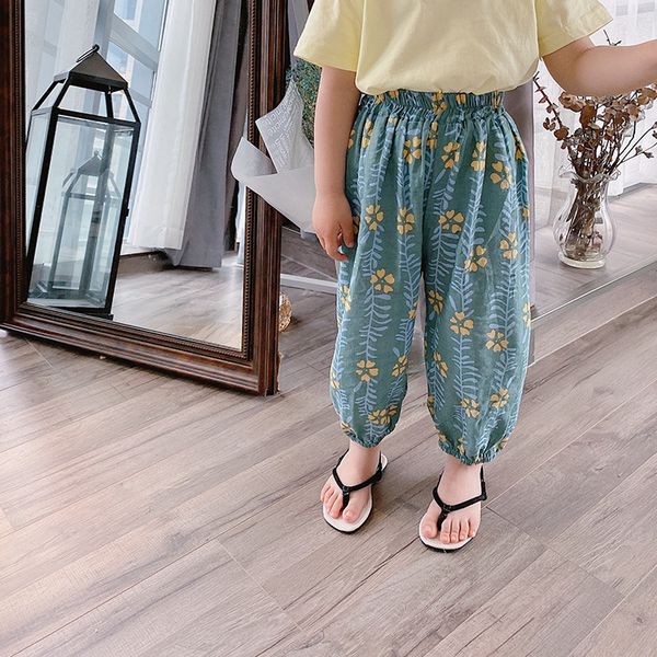 summer thin floral loose trousers for baby girls cotton air permeable harem pants 210508, Blue
summer thin floral loose trousers for baby girls cotton air permeable harem pants 210508, Blue