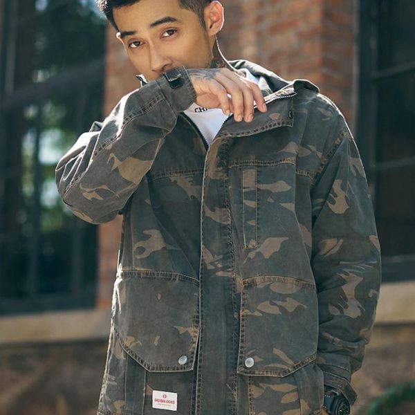 casual loose mens jackets winter camouflage military fashion cardigan harajuku zipper warm clothing high street jacket men, Black;brown
casual loose mens jackets winter camouflage military fashion cardigan harajuku zipper warm clothing high street jacket men, Black;brown