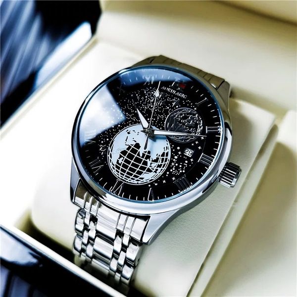 mannen mechanische horloge hoge kwaliteit waterdichte lichtgevende automatische horloges mode luxe wirstwatch relojes para hombre dropship, Slivery;brown
mannen mechanische horloge hoge kwaliteit waterdichte lichtgevende automatische horloges mode luxe wirstwatch relojes para hombre dropship, Slivery;brown