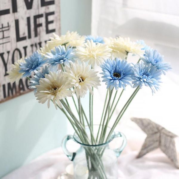 22inch simulation african daisy flower artificial fake home decoration wedding holding decorative flowers & wreaths
22inch simulation african daisy flower artificial fake home decoration wedding holding decorative flowers & wreaths