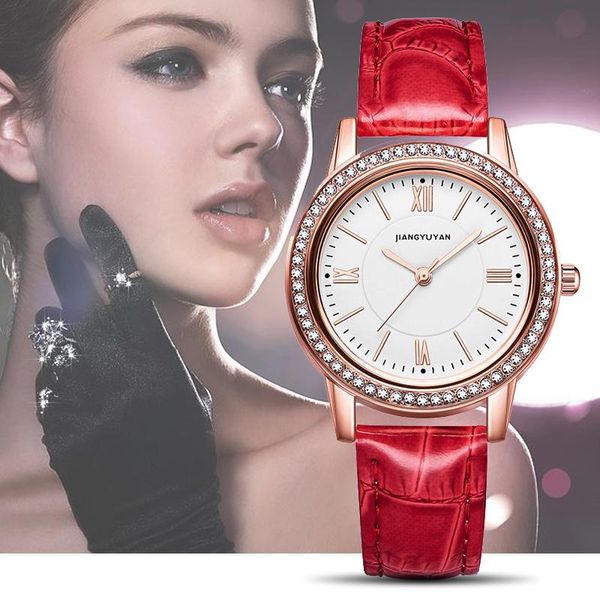 wristwatches watch women fashion simple watches with rhinestone multiple colors leather strap wristwatch girls gift 2021, Slivery;brown
wristwatches watch women fashion simple watches with rhinestone multiple colors leather strap wristwatch girls gift 2021, Slivery;brown