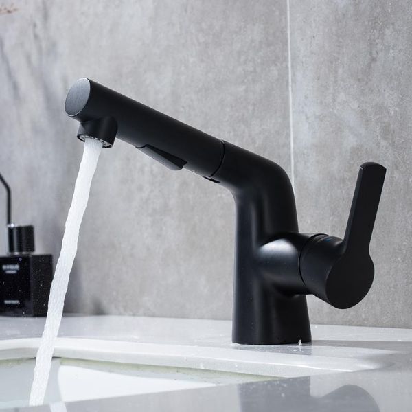 bathroom sink faucets black pull out faucet brass wash basin mixer tap water and cold
bathroom sink faucets black pull out faucet brass wash basin mixer tap water and cold