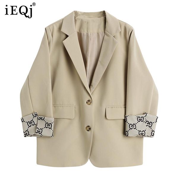 women's suits & blazers ieqj women apricot vintage minimalism big size roll-sleeved trend blazer lapel loose fit jacket fashion autumn, White;black
women's suits & blazers ieqj women apricot vintage minimalism big size roll-sleeved trend blazer lapel loose fit jacket fashion autumn, White;black