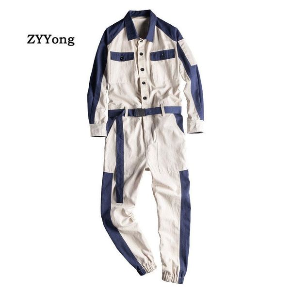 men's pants zyyong jumpsuit hip hop street fashion couple loose straight pocket bib workwear casual, Black
men's pants zyyong jumpsuit hip hop street fashion couple loose straight pocket bib workwear casual, Black