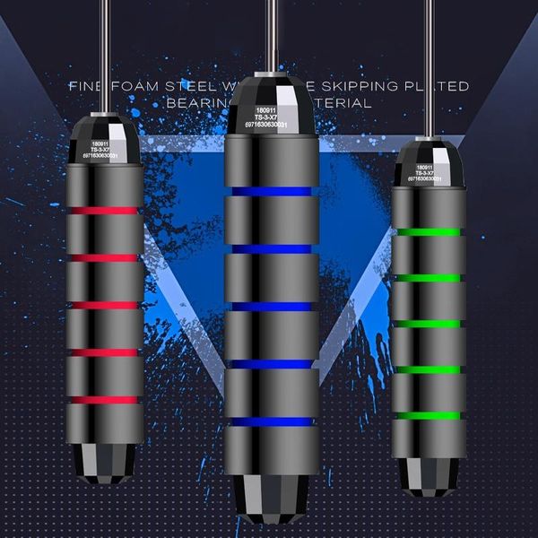 jump ropes exercise bearing steel wire skipping rope speed training adjustable thickened anti slip foam handle fitness
jump ropes exercise bearing steel wire skipping rope speed training adjustable thickened anti slip foam handle fitness