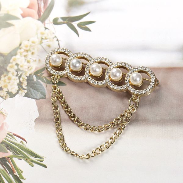 diamond chain brooch lovely pearl tassel pin sweater coat sweet cool accessories, Gray
diamond chain brooch lovely pearl tassel pin sweater coat sweet cool accessories, Gray