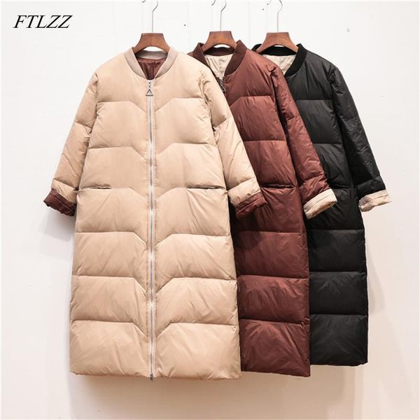 women's down & parkas ftlzz winter jacket 90% ultra light white duck coat women long female warm high street outwear1 3e2m, Black
women's down & parkas ftlzz winter jacket 90% ultra light white duck coat women long female warm high street outwear1 3e2m, Black