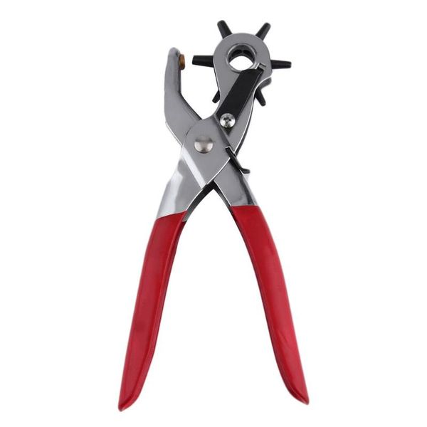practical multi-function portable puncher carbon steel & pvc red belt hole revolving leather punch plier sewing notions tools, Black
practical multi-function portable puncher carbon steel & pvc red belt hole revolving leather punch plier sewing notions tools, Black