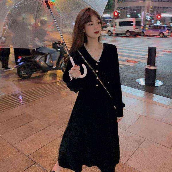 casual dresses winter female hepburn small black french v-neck veet autumn winter sleeve waist long skirt 2022 style, Black;gray
casual dresses winter female hepburn small black french v-neck veet autumn winter sleeve waist long skirt 2022 style, Black;gray