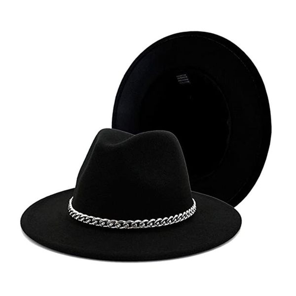 wide brim hats women fedora hat classic british solid color single side wool felt jazz panama caps party trilby cowboy gentleman cap, Blue;gray
wide brim hats women fedora hat classic british solid color single side wool felt jazz panama caps party trilby cowboy gentleman cap, Blue;gray