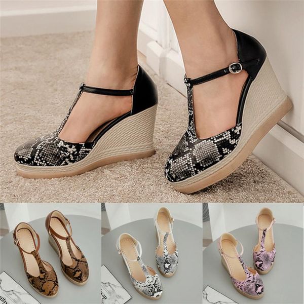 dress shoes high heels sandals women fashion snake grain wedges round toe non-slip buckle womens casual comfortable, Black
dress shoes high heels sandals women fashion snake grain wedges round toe non-slip buckle womens casual comfortable, Black
