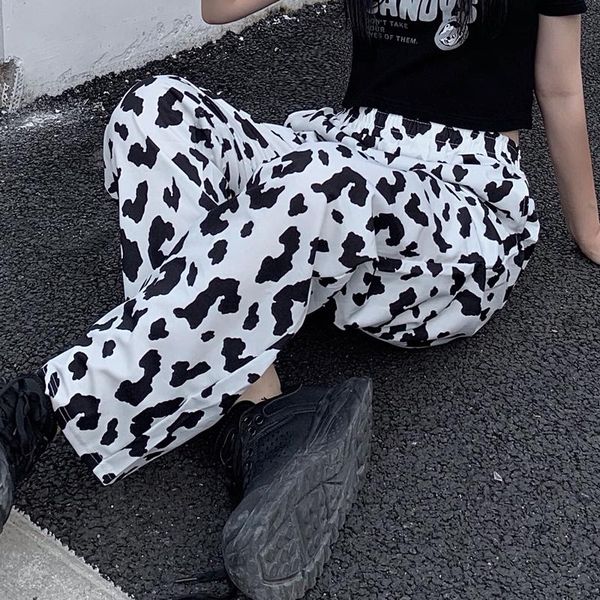 summer harajuku ins loose cow print capris causal high waist wide leg pants women clothing drawstring sweatpants hipster women's &, Black;white
summer harajuku ins loose cow print capris causal high waist wide leg pants women clothing drawstring sweatpants hipster women's &, Black;white