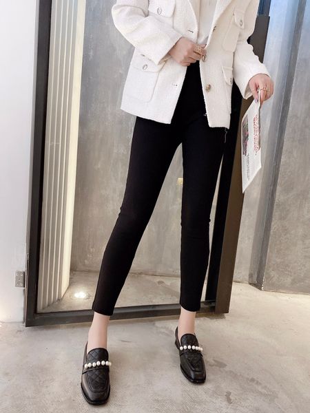 women's sandals, small fragrant leather, thick bottom, shallow mouth, pearl plaid designer's high heels, slim sexy, casually match, Black
women's sandals, small fragrant leather, thick bottom, shallow mouth, pearl plaid designer's high heels, slim sexy, casually match, Black
