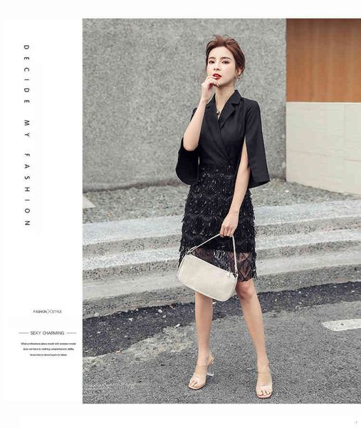 casual dresses women fashion sequin embroidery tassels black mini dress summer notched collar half sleeve elegant party vestidos p, Black;gray
casual dresses women fashion sequin embroidery tassels black mini dress summer notched collar half sleeve elegant party vestidos p, Black;gray
