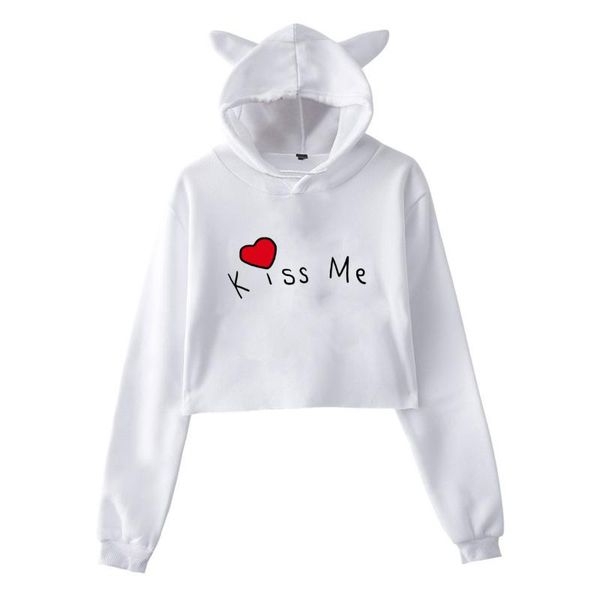 women's hoodies & sweatshirts kiss me print women cat high waist long sleeve autumn winter ear pullovers y2k girl solid color clothing, Black
women's hoodies & sweatshirts kiss me print women cat high waist long sleeve autumn winter ear pullovers y2k girl solid color clothing, Black