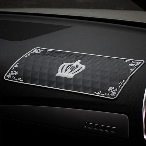 anti-slip mats 30x15cm mat for mobile phone mp4 pad gps crown anti slip car sticky silica gel dashboard