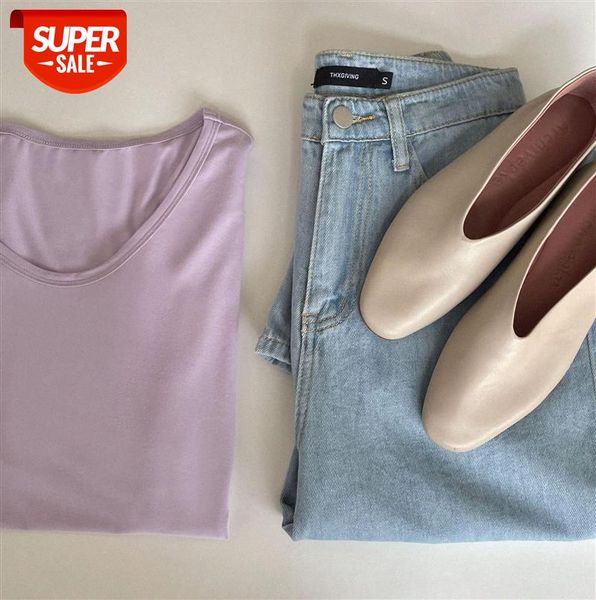 tg short-sleeved solid color t-shirt women korean casual round neck slim 9807 #qs4x, Black;gray
tg short-sleeved solid color t-shirt women korean casual round neck slim 9807 #qs4x, Black;gray