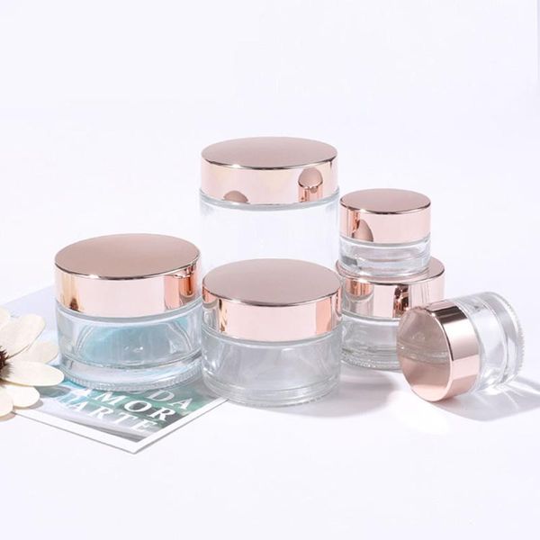 storage bottles & jars 5g 10g 15g 30g 50g 5pcs/lot empty clear glass cosmetic face cream lotion bottle container with liners sample vials
storage bottles & jars 5g 10g 15g 30g 50g 5pcs/lot empty clear glass cosmetic face cream lotion bottle container with liners sample vials