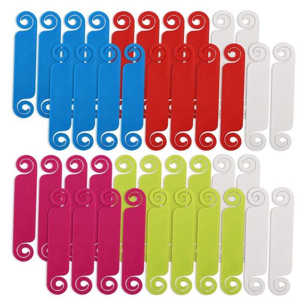 40pcs cable labels tags for marking wires multicolored management clip cord identification gift wrap
40pcs cable labels tags for marking wires multicolored management clip cord identification gift wrap