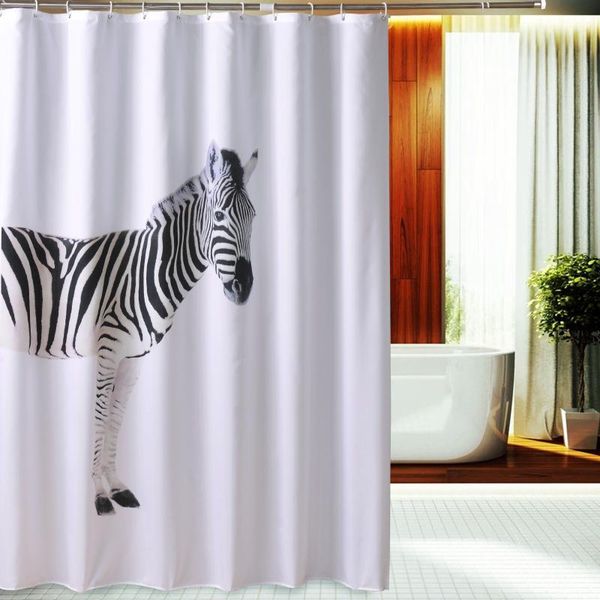 black white zebra pattern polyester fabric waterproof shower curtain 3d creative funny elephant cat 12pc hooks bathroom curtains
black white zebra pattern polyester fabric waterproof shower curtain 3d creative funny elephant cat 12pc hooks bathroom curtains