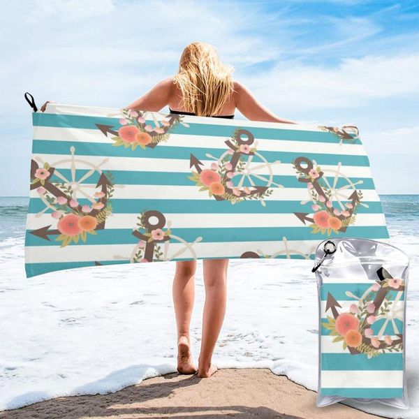 quick drying towel nautical anchor and steering wheel on striped microfiber camping hiking hand face outdoor travel kits
quick drying towel nautical anchor and steering wheel on striped microfiber camping hiking hand face outdoor travel kits