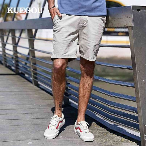 kuegou shorts fashion men pure color micro elastic straight type slim khaki pants men's summer size kk-2901 210716, White;black
kuegou shorts fashion men pure color micro elastic straight type slim khaki pants men's summer size kk-2901 210716, White;black