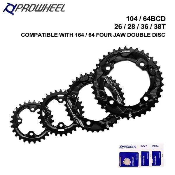 bike heels & chainwheels prowheel 104/64bcd mtb bicycle sprockets double chainwheel 26t 28t 36t 38t 10/11 speed chainring crankset toot
bike heels & chainwheels prowheel 104/64bcd mtb bicycle sprockets double chainwheel 26t 28t 36t 38t 10/11 speed chainring crankset toot