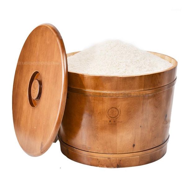 storage bottles & jars moisture-proof and fresh-keeping solid wood round design rice barrel edge box sealed insect-proof
storage bottles & jars moisture-proof and fresh-keeping solid wood round design rice barrel edge box sealed insect-proof
