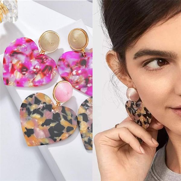 fashion acrylic heart resin earrings for women leopard daisy flower statement earring acetate jewelry bulk wholesale stud, Golden;silver
fashion acrylic heart resin earrings for women leopard daisy flower statement earring acetate jewelry bulk wholesale stud, Golden;silver