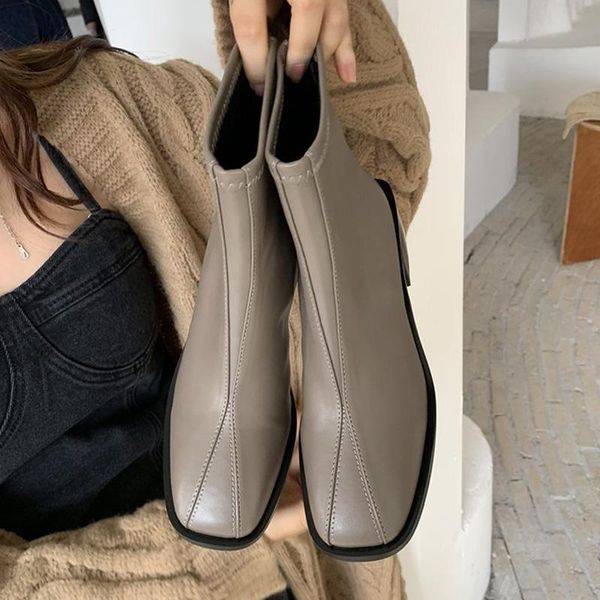 boots women's ankle fashion zipper square heels short booties autumn winter plush ladies shoes genuine leather female boot, Black
boots women's ankle fashion zipper square heels short booties autumn winter plush ladies shoes genuine leather female boot, Black