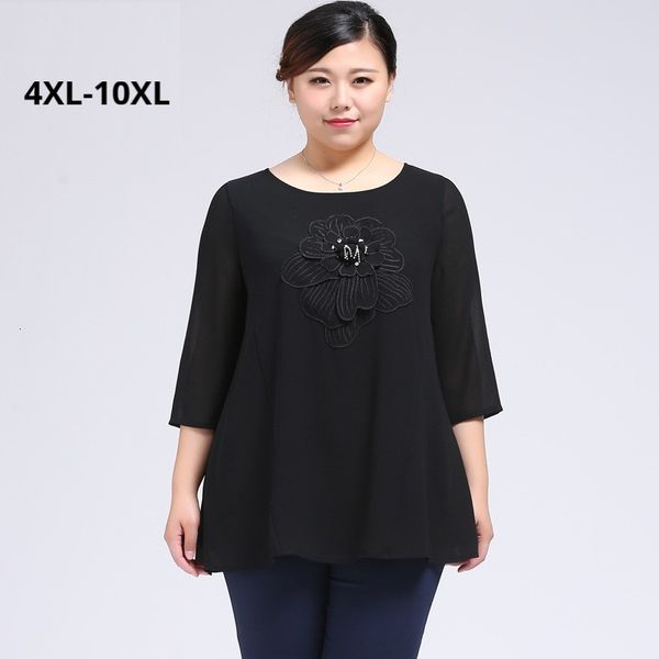 polo plus 10xl 8xl 6xl 4xl women summer 3/4 sleeves shirt female elegant black chiffon big size feminina loose tee shirts, White
polo plus 10xl 8xl 6xl 4xl women summer 3/4 sleeves shirt female elegant black chiffon big size feminina loose tee shirts, White