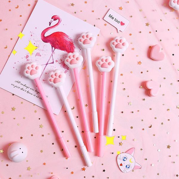 gel pens 1pc kawaii cute cat claw pink color marker neutral silica pen for girls school supplies learning stationery sl1153
gel pens 1pc kawaii cute cat claw pink color marker neutral silica pen for girls school supplies learning stationery sl1153