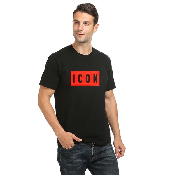 icon pure cotton new t-shirt digital printing round neck fashion brand 200g men's short sleeve, White;black
icon pure cotton new t-shirt digital printing round neck fashion brand 200g men's short sleeve, White;black