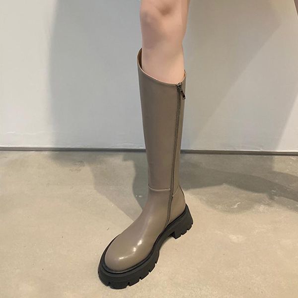 boots oblique cut long black side zipper round head thick bottom middle heel leg repair knight fashion women's
boots oblique cut long black side zipper round head thick bottom middle heel leg repair knight fashion women's