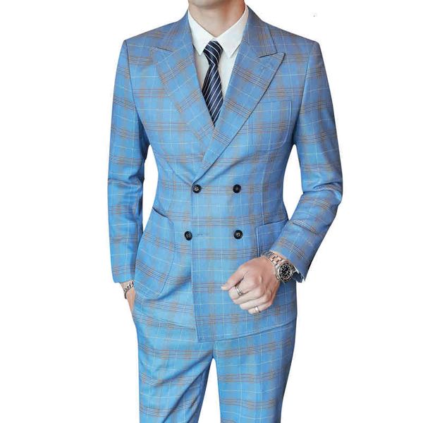 men's suits & blazers ( jacket + vest pants ) luxury high-end fashion plaid business casual blue suit 3 piece set groom wedding dress t, White;black
men's suits & blazers ( jacket + vest pants ) luxury high-end fashion plaid business casual blue suit 3 piece set groom wedding dress t, White;black