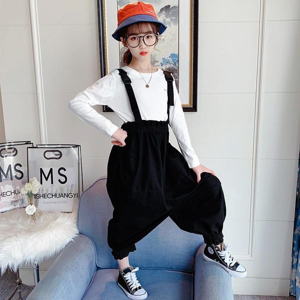 spring children's bib suit girls 2021 korean girl bloomers bottoming shirt clothing sets, White
spring children's bib suit girls 2021 korean girl bloomers bottoming shirt clothing sets, White