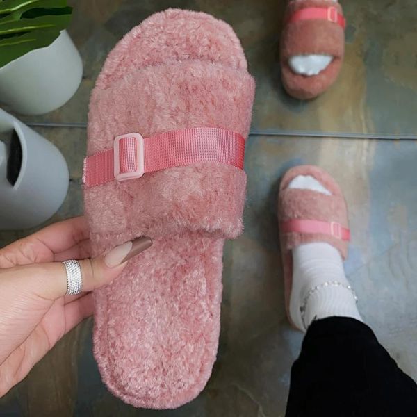 comfortable and warm women's casual slippers flat-bottomed lightweight open-toe ladies sandals plush home slippers#, Black
comfortable and warm women's casual slippers flat-bottomed lightweight open-toe ladies sandals plush home slippers#, Black