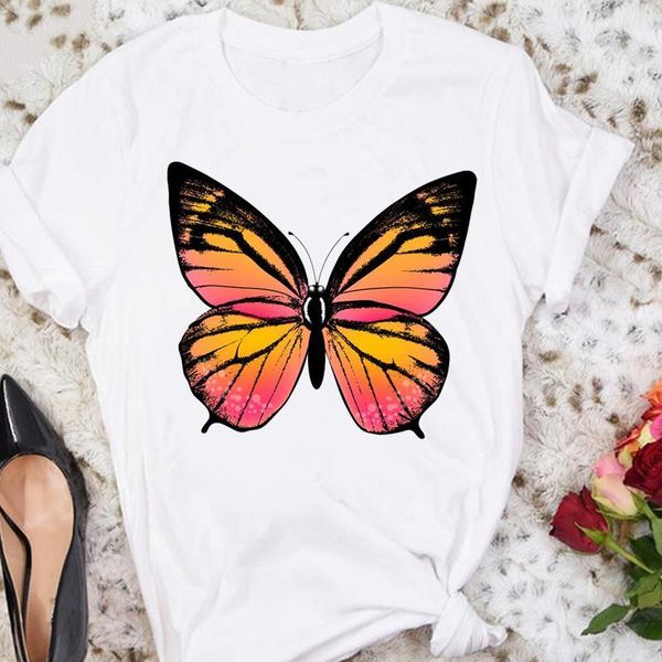 women's t-shirt women cartoon butterfly sweet cute 2021 summer female tshirts fashion clothes graphic t lady print tee, White
women's t-shirt women cartoon butterfly sweet cute 2021 summer female tshirts fashion clothes graphic t lady print tee, White