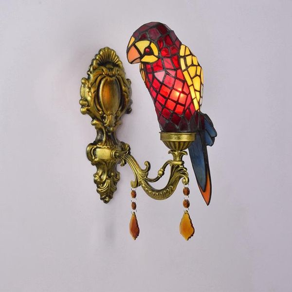 wall lamp tiffany parrot el double aisle bedside european living room glass crystal
wall lamp tiffany parrot el double aisle bedside european living room glass crystal