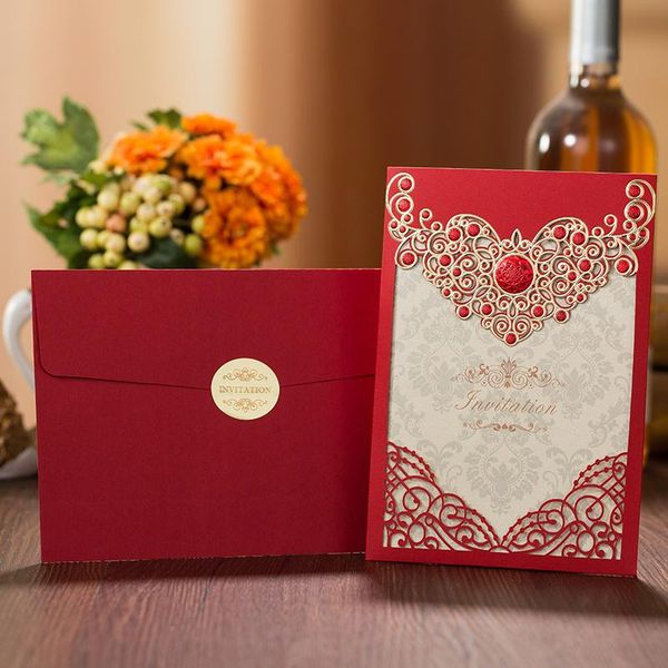 2021 red gold laser cut crown flora wedding invitations card greeting cards wedding event party decoration with inner sheet and envelope, White
2021 red gold laser cut crown flora wedding invitations card greeting cards wedding event party decoration with inner sheet and envelope, White