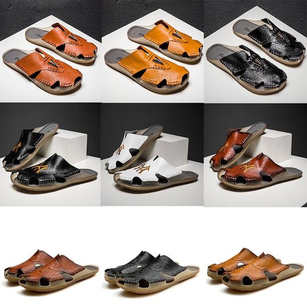 arizona slippers designer brand luxury men summer crocodile pattern mens mules loafers genuine leather flats sandals beach shoe, Black
arizona slippers designer brand luxury men summer crocodile pattern mens mules loafers genuine leather flats sandals beach shoe, Black