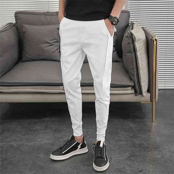 korean summer pants men fashion design slim fit men harem pants ankle length solid all match hip hop joggers trousers men 210714, Black
korean summer pants men fashion design slim fit men harem pants ankle length solid all match hip hop joggers trousers men 210714, Black