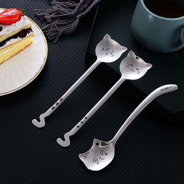 spoons 1pcs creative tea-spoon coffee long tail cat 304 stainless steel handle birthday gift tableware coffeeware
spoons 1pcs creative tea-spoon coffee long tail cat 304 stainless steel handle birthday gift tableware coffeeware