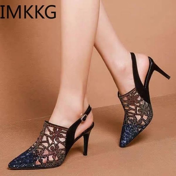 dress shoes fashion sandals woman rhinestone high-heeled party wedding summer hollow pointy elegant crystal buckle, Black
dress shoes fashion sandals woman rhinestone high-heeled party wedding summer hollow pointy elegant crystal buckle, Black