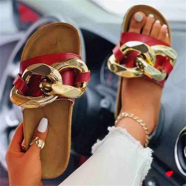 official website 70% off outlet aaa quality wholesale summer trend women slippers fashion cork huge metal chain decoration outdoor beach san, Black
official website 70% off outlet aaa quality wholesale summer trend women slippers fashion cork huge metal chain decoration outdoor beach san, Black
