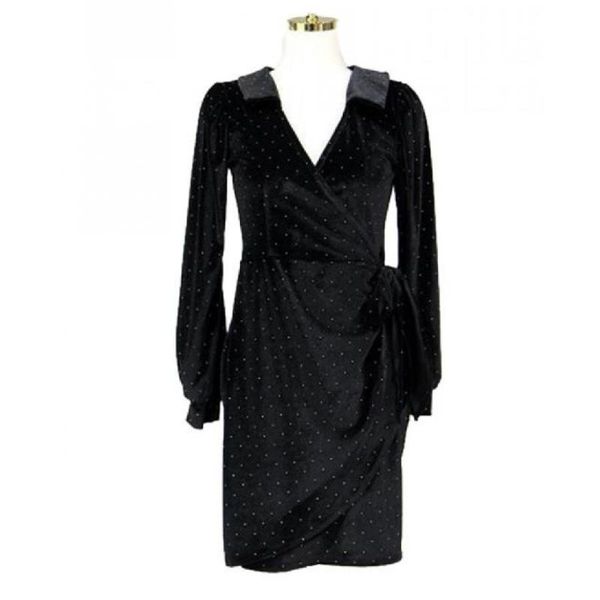 casual dresses v-neck velvet korean mini black dress women pastel elegant clothes spring autumn office party ukraine, Black;gray
casual dresses v-neck velvet korean mini black dress women pastel elegant clothes spring autumn office party ukraine, Black;gray