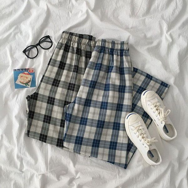 women's pants & capris summer simple female straight vintage plaid casual harajuku women loose sweatpants fashion spring high waist, Black;white
women's pants & capris summer simple female straight vintage plaid casual harajuku women loose sweatpants fashion spring high waist, Black;white